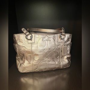 SOLD - COACH Metallic Gold (Rose Gold)